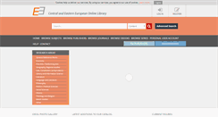 Desktop Screenshot of ceeol.com